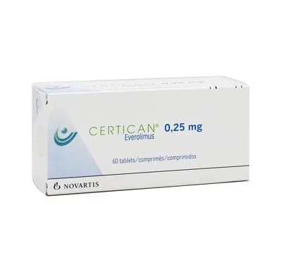 Certican 0.25mg 60 Tablets