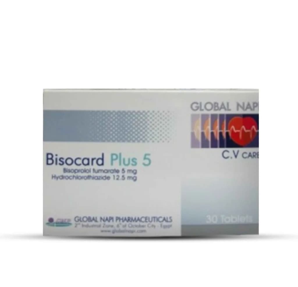 Bisocard Plus 5Mg 30 Tablets
