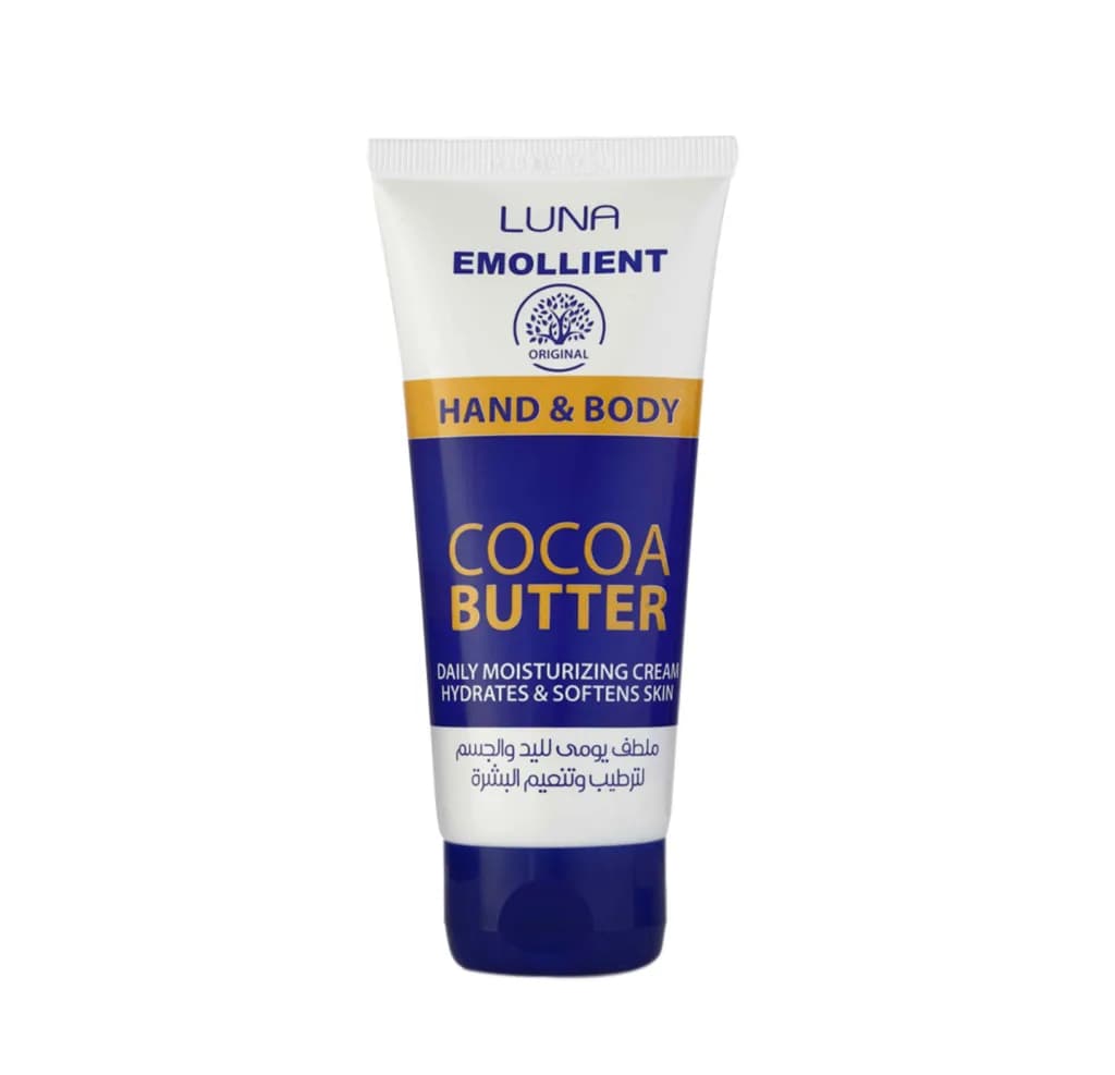 Luna Emollient Hand & Body Cocoa Butter Cream 75Gm