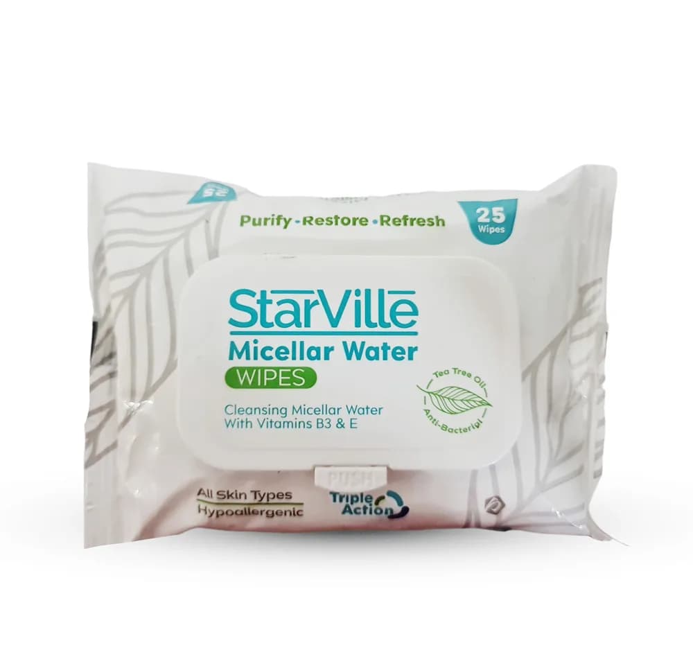 StarVille Micellar Water Wipes 25PCS