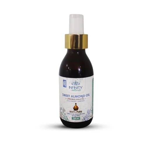 Infinity Naturals 100% Pure Sweet Almond Oil ( Hair,Skin and Nails ) 125ml