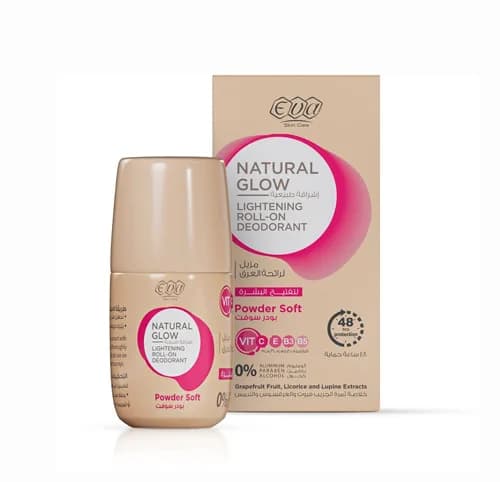 Eva Natural Glow ( Powder Soft ) Lightening Deodorant Roll-On 60ml