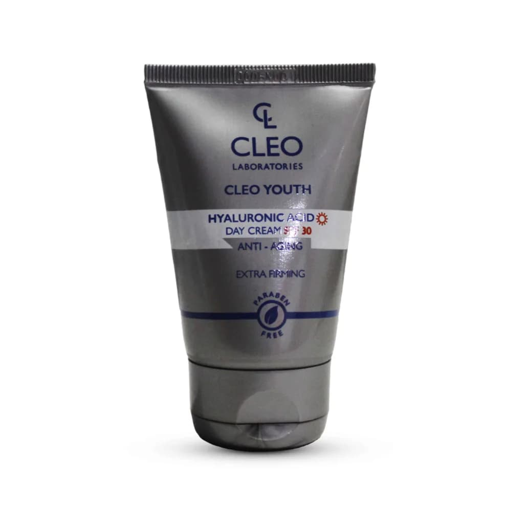 Cleo Youth Spf30+ Hyaluronic Acid Anti Aging Day Cream 30ml