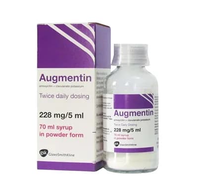 AUGMENTIN 228.5MG/5ML SUSP 70ML?