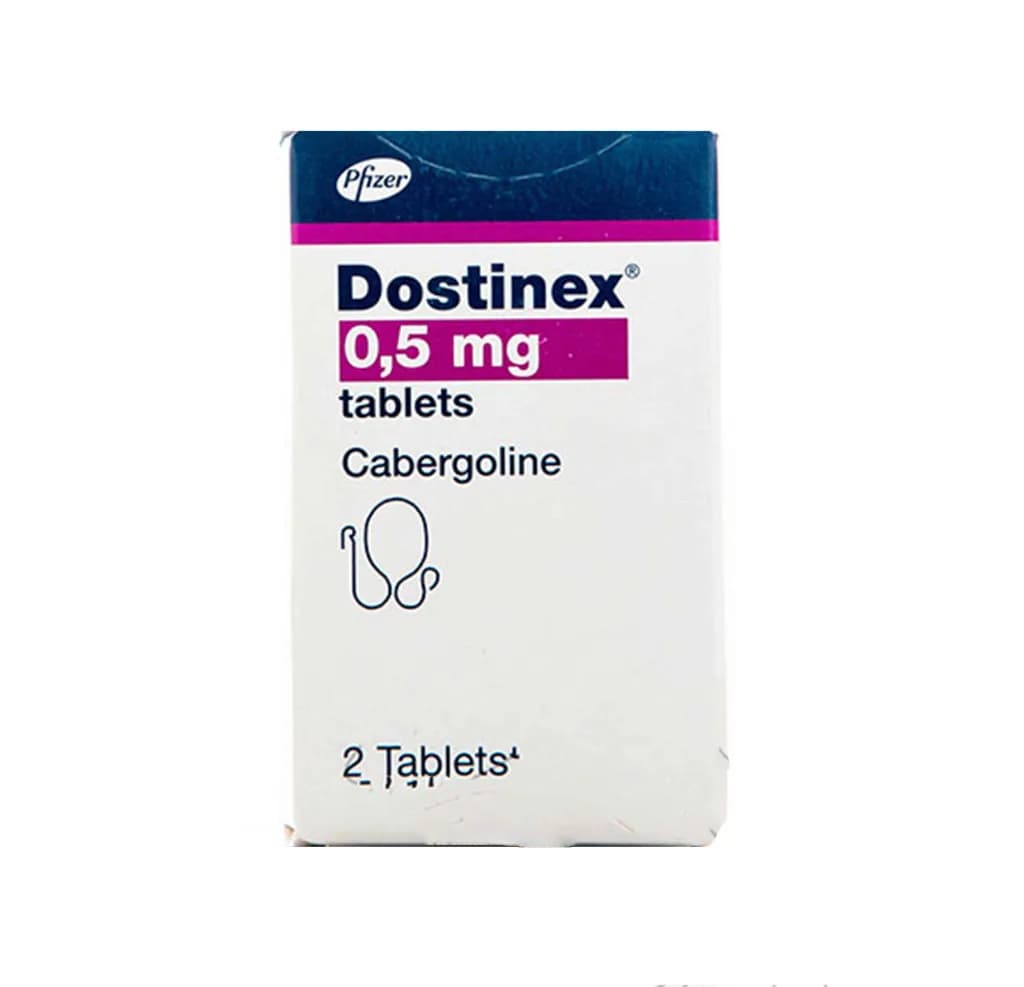 DOSTINEX 0.5MG 2/TAB?