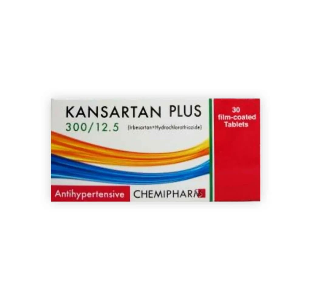 Kansartan Plus 300/12.5Mg 30 Tablets