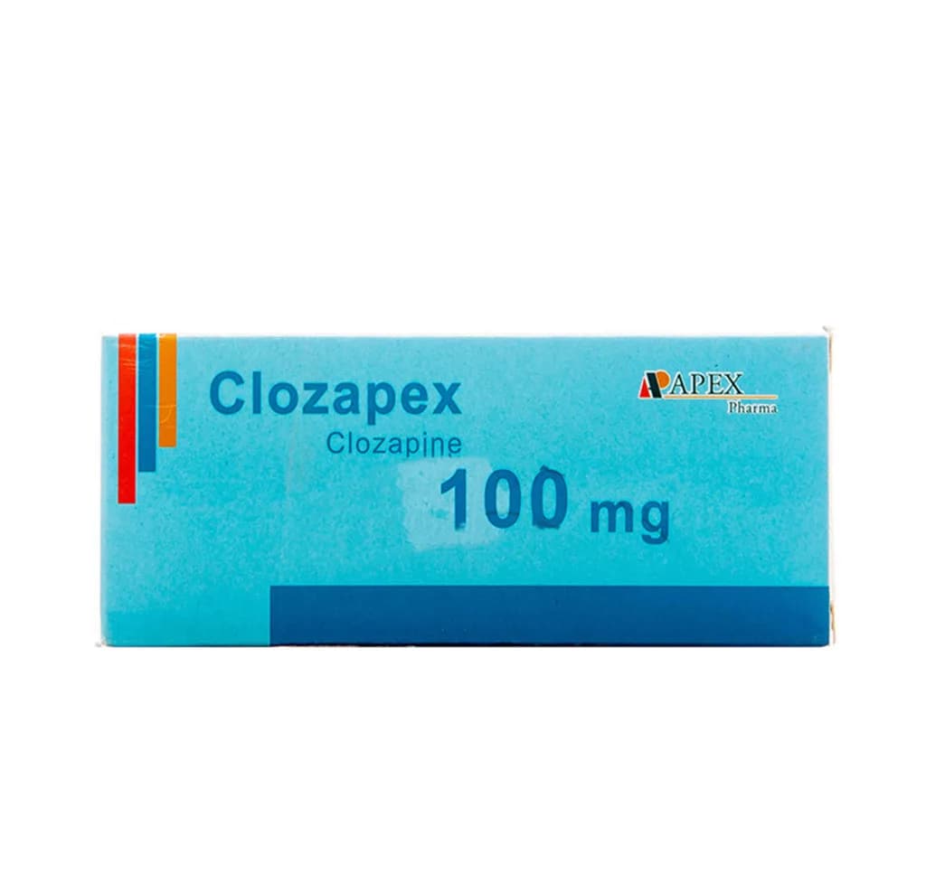 CLOZAPEX 100MG 50/TAB