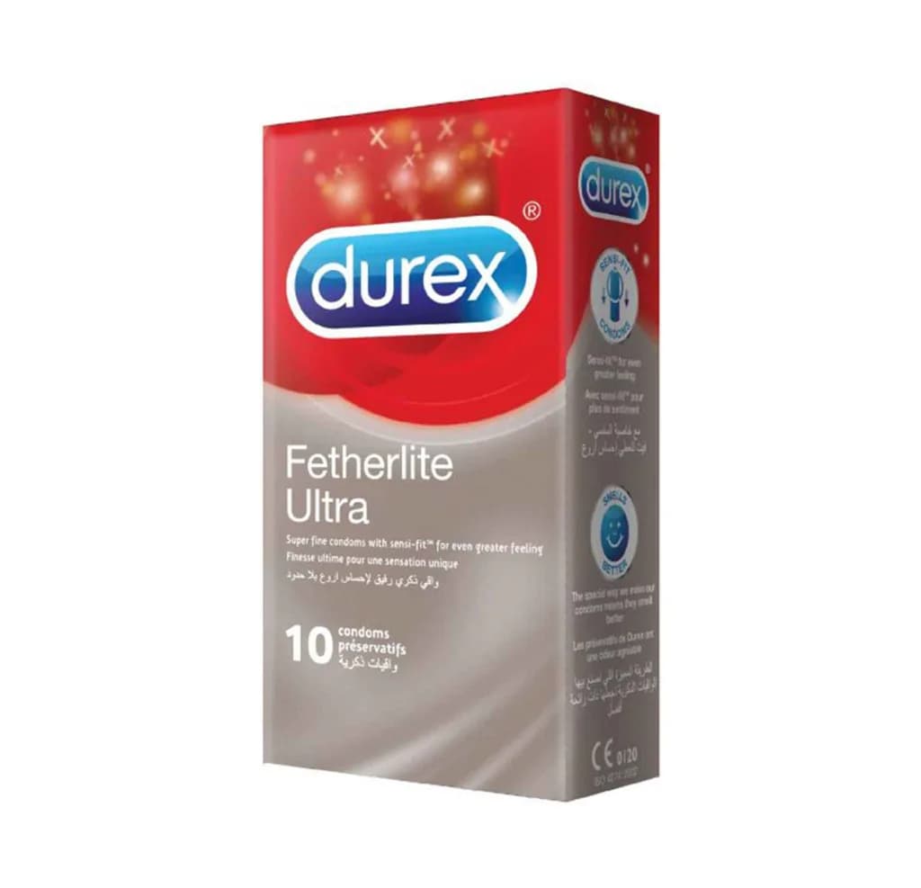 Durex Condoms Fetherlite Ultra 10 Pieces