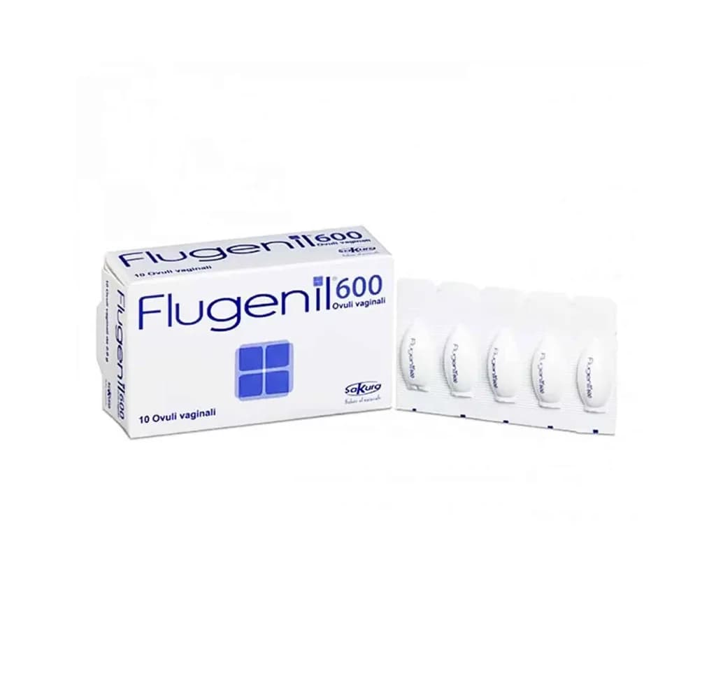 Flugenil 600mg 10 Vaginal Suppositories