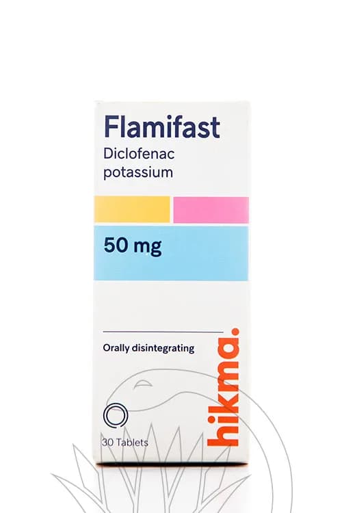 FLAMIFAST 50MG 30/DISP TAB