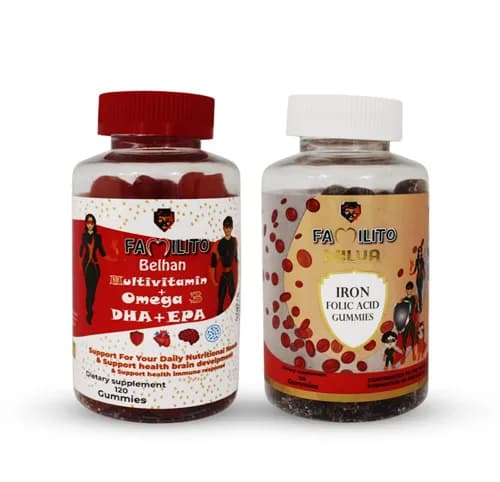 Familito Milva Iron Gummy + Belhan 2Pcs