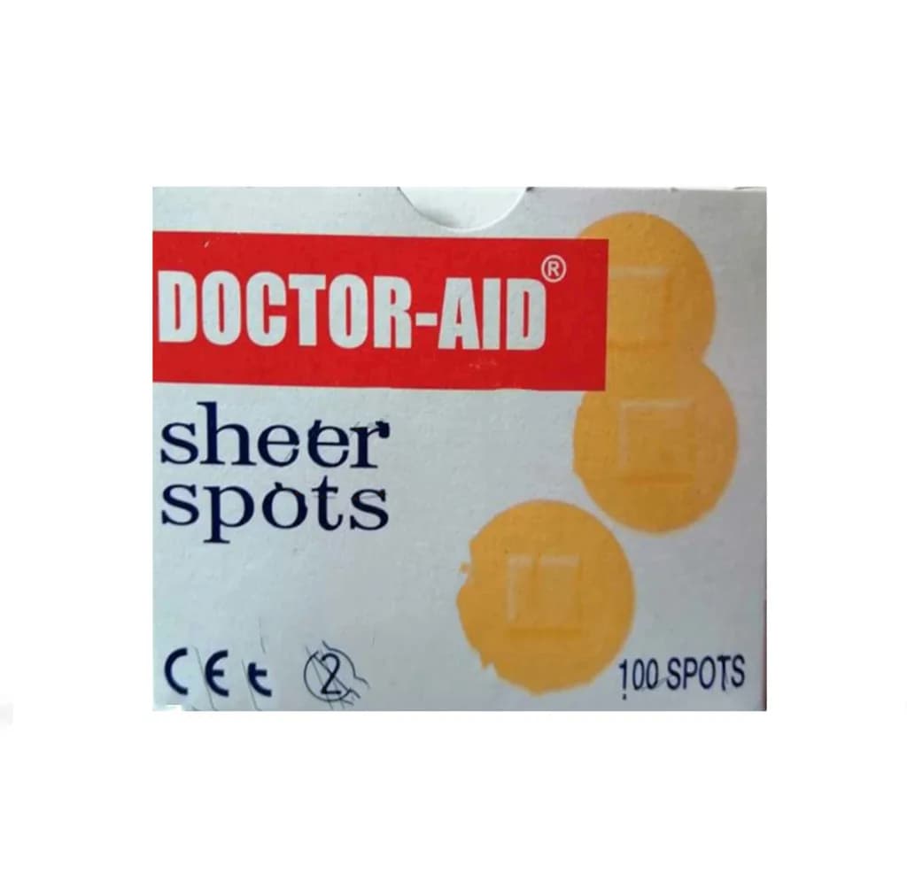 Doctor Aid Plaster Sheer Spots 100 Pieces