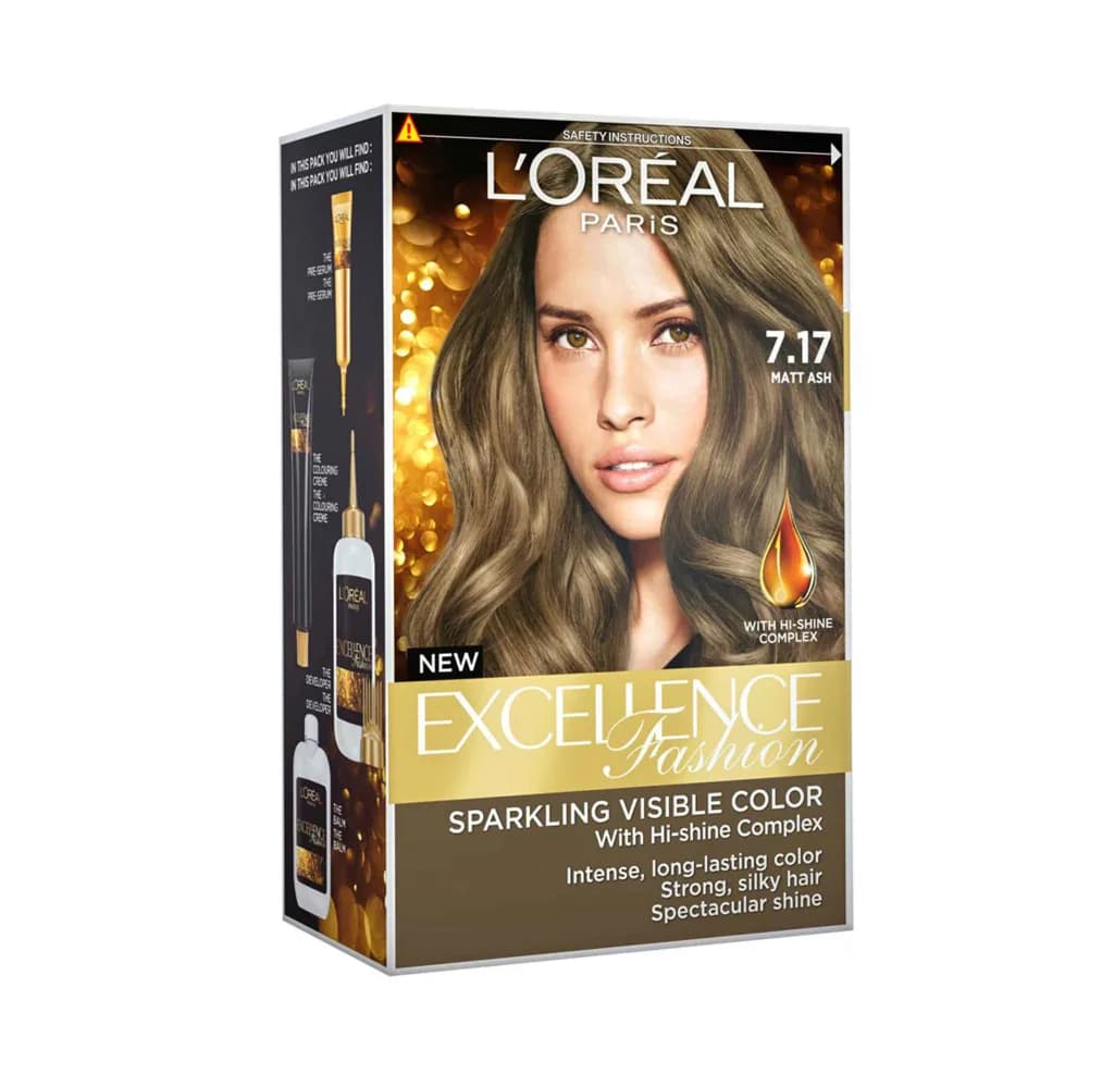 L'oreal Excellence Creme Hair Color - 7.17 Ash Blonde