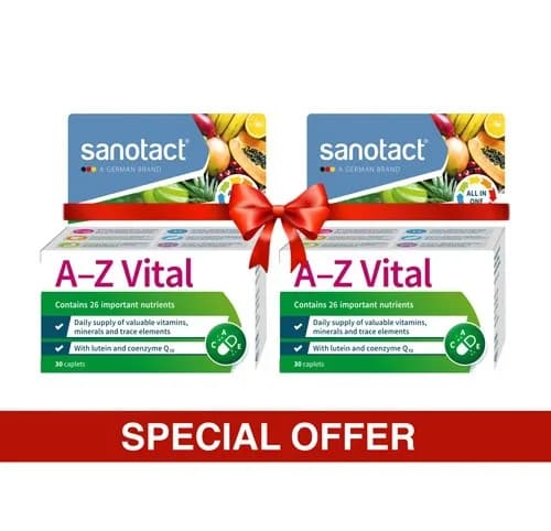 Sanotact A-Z Vital 30 Capsules 2Pcs - 130 L.E Discount
