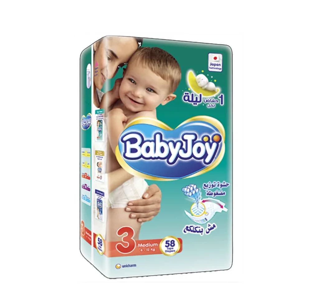 Baby Joy 3 Medium (6-12Kg) 58P