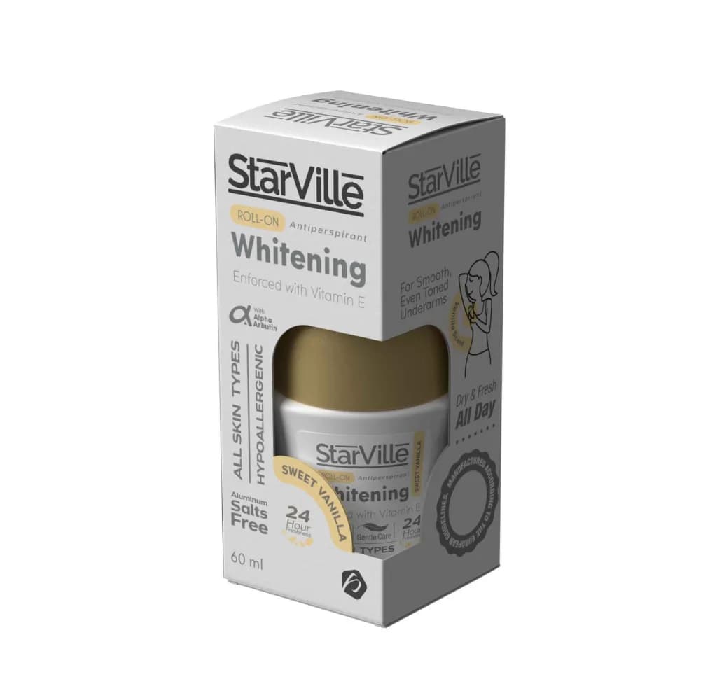 StarVille Whitening Roll On Sweet Vanilla 60ml