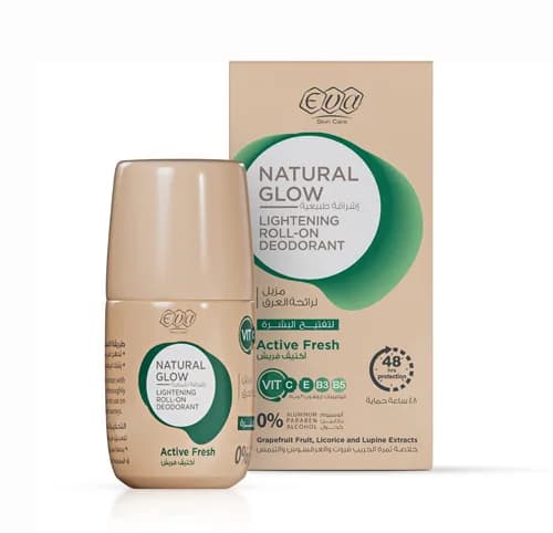 Eva Natural Glow ( Active Fresh ) Lightening Deodorant Roll-On 60ml