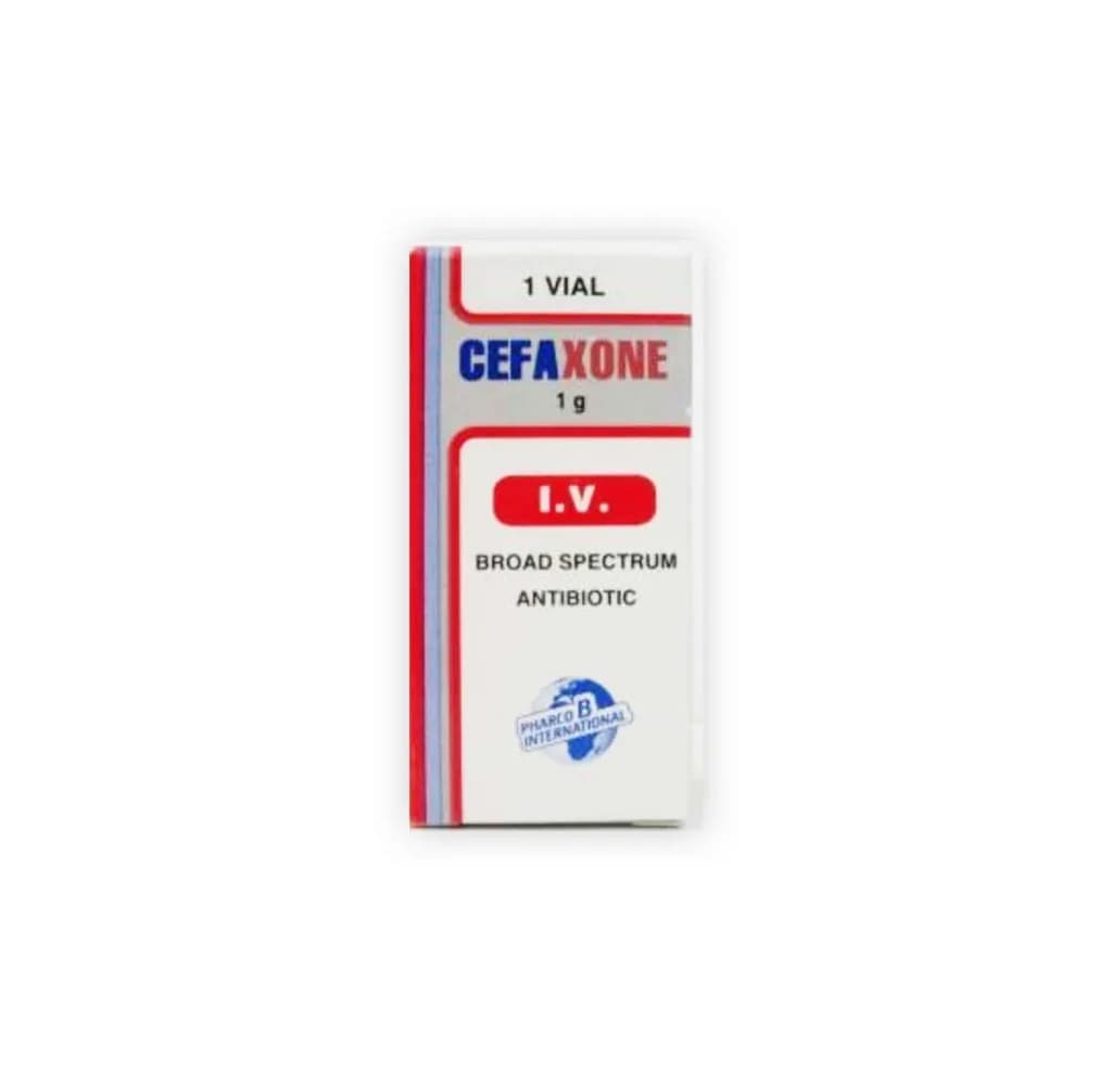 CEFAXONE 1GM 1/VIAL IV