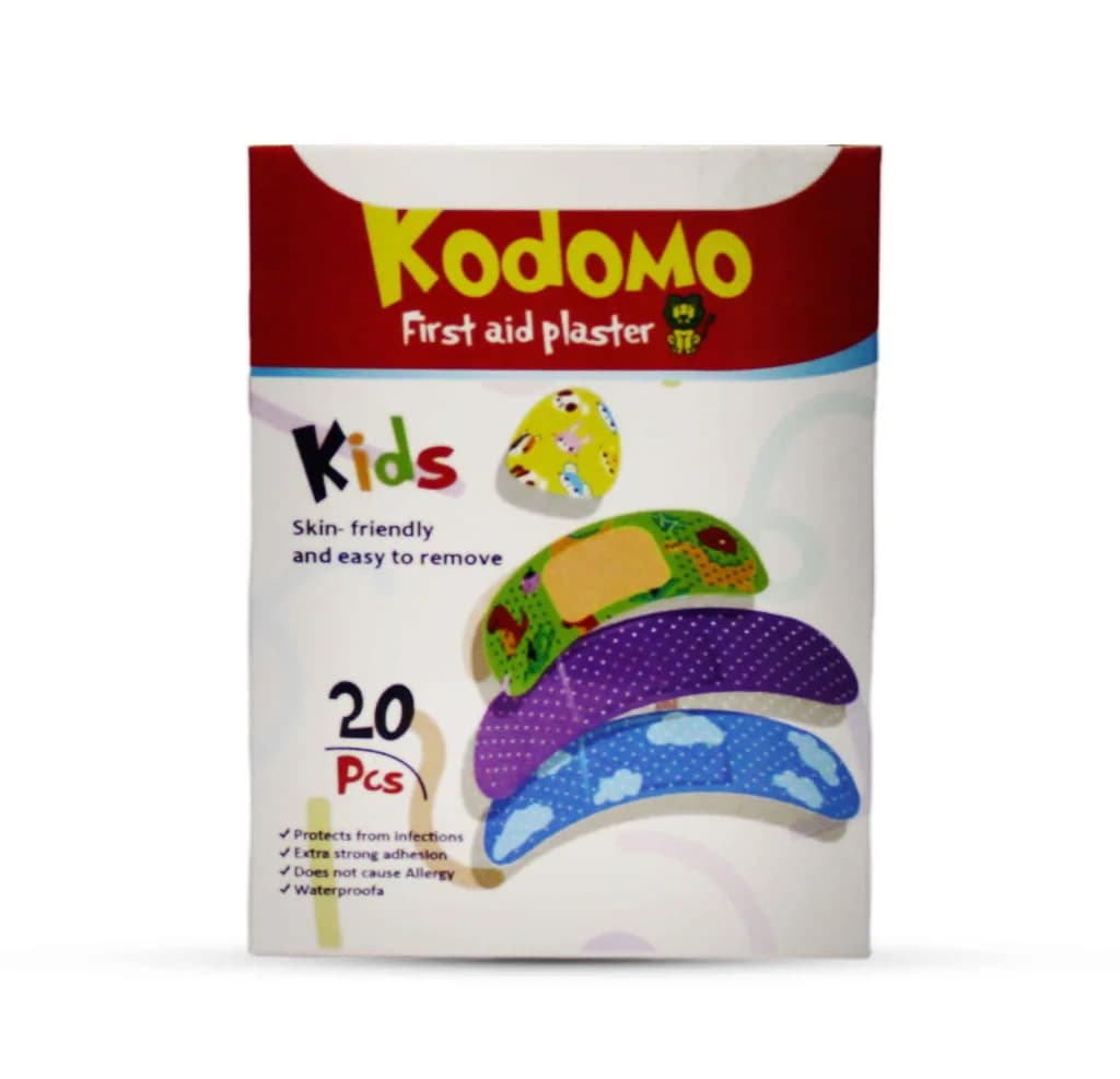 Kodomo First Aid Plaster for Kids 20Pcs