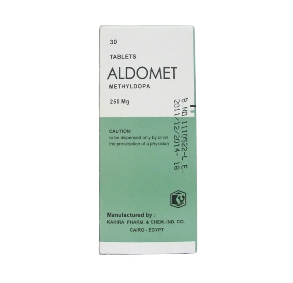 Aldomet 250Mg 30 Tablets