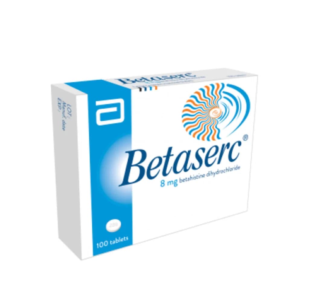 Betaserc 8Mg 100 Tablets