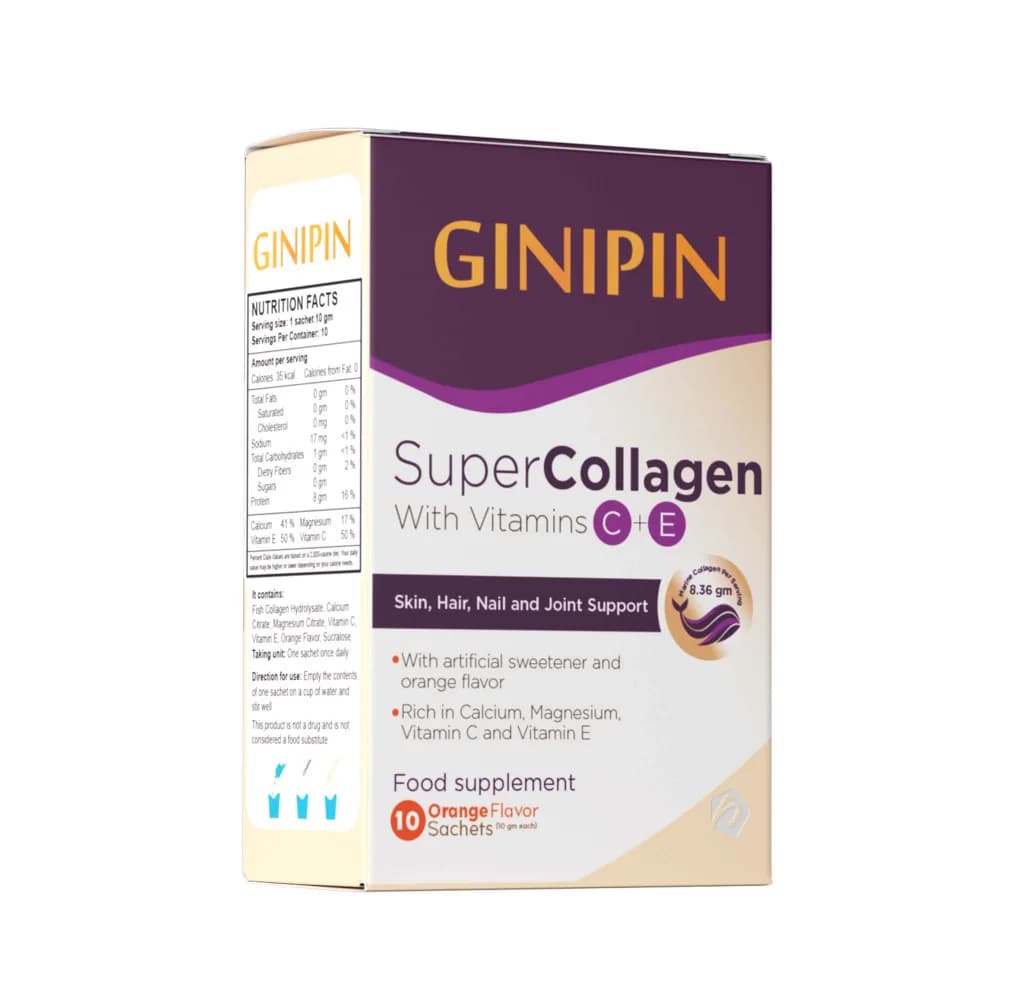 Ginipin Super Collagen 10 Sachets
