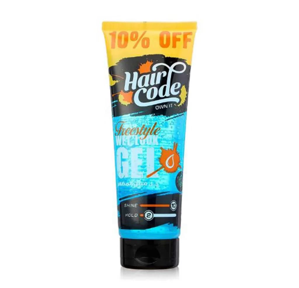 Hair Code Wet Look Gel Tube 250Ml 10%Off