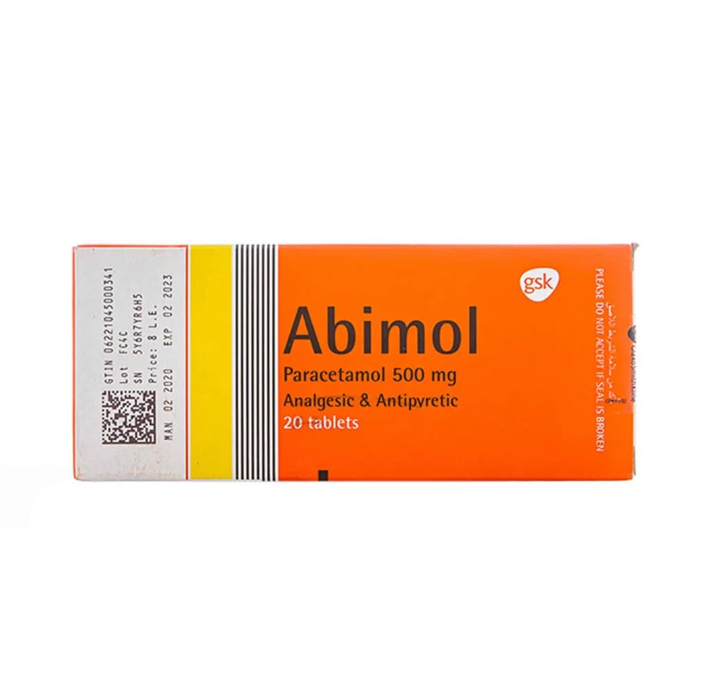 Abimol 500Mg 20 Tablets