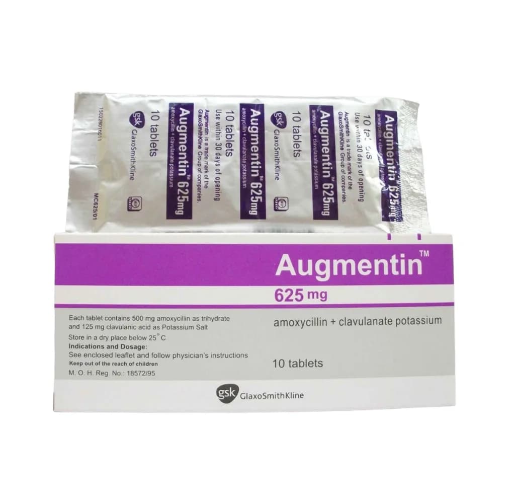 AUGMENTIN 625MG 10/TAB