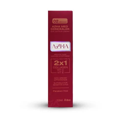 Azha Med Concealer Eye Contour Cream 12ml # 02 Medium