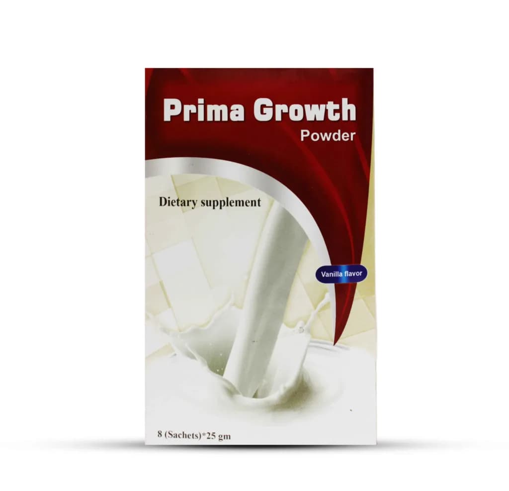 Prima Growth Powder Sachets Vanilla Flavour 8/Sachets