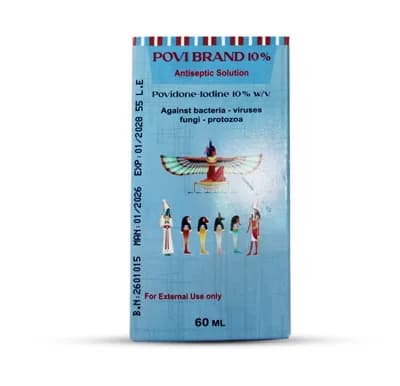 POVI BRAND 10% ANTISEPTIC SOLUTION 60ML