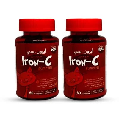 SWEET DOSE IRON-C GUMMIES 60/PCS (1+1)