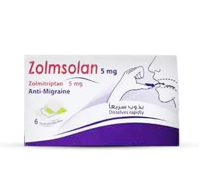 ZOLMSOLAN 5MG 6/ODF FILM