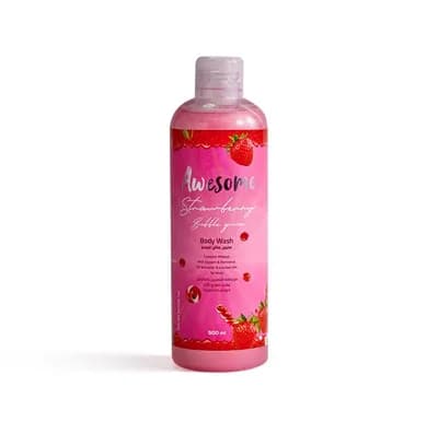 AWESOME BODY WASH STRAWBERRY GUM 500ML
