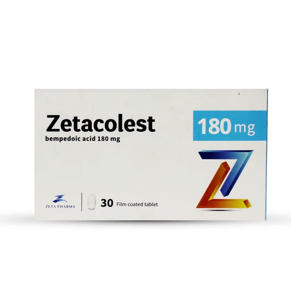 Zetacolest 180Mg 30 Film Coated Tablets