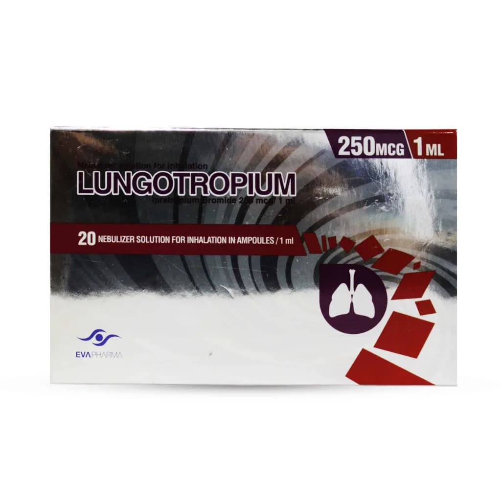 Lungotropium 250mcg/1ml 20 Ampoules