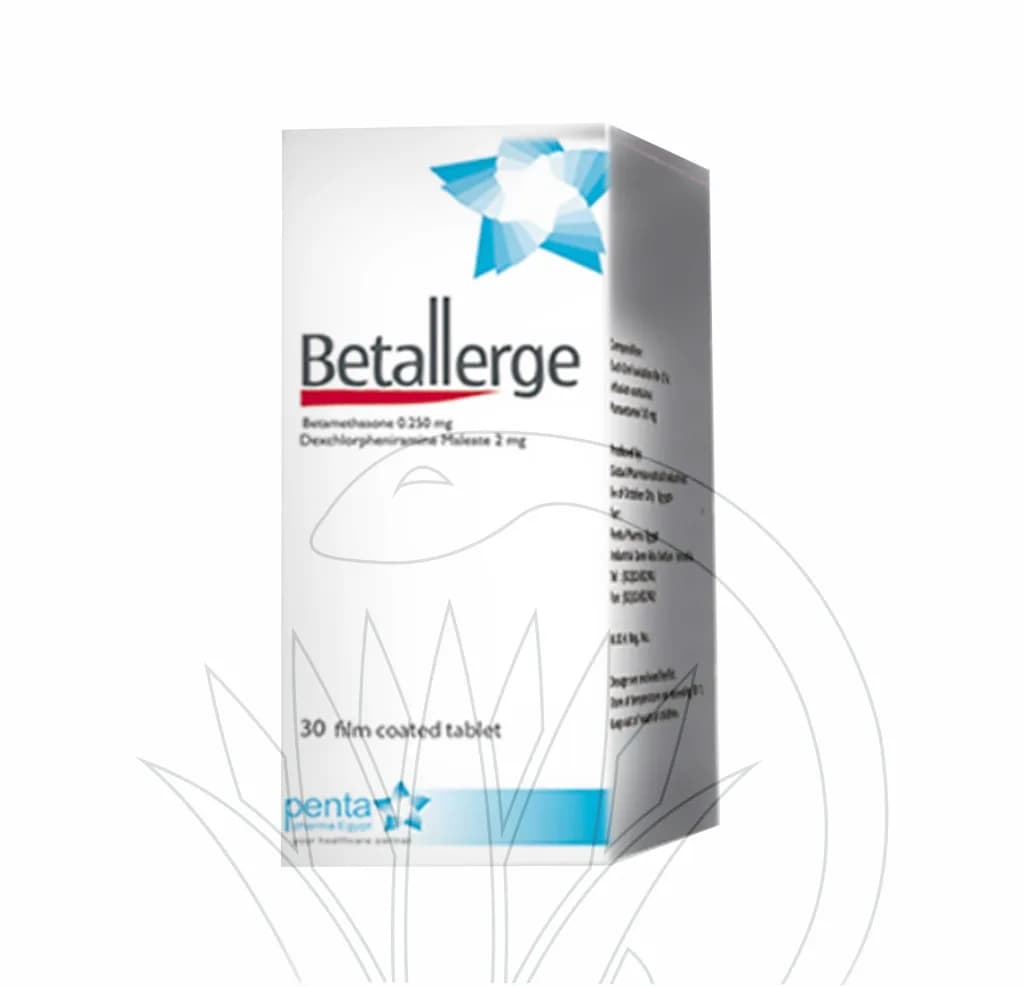 BETALLERGE 0.25/2MG 30/TAB