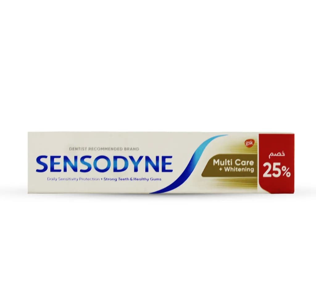 Sensodyne Multi-Care and Whitening Toothpaste 100ml - 25% Offer