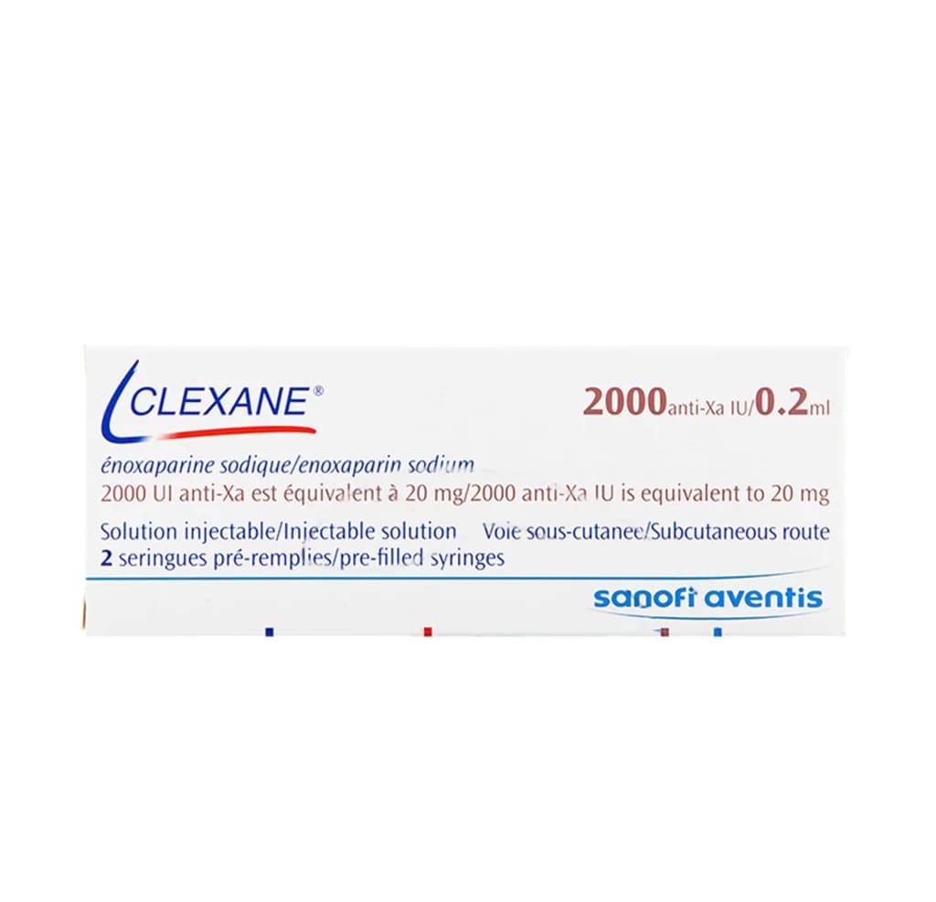 Clexane 20Mg/0.2Ml 2 Prefilled Syringes