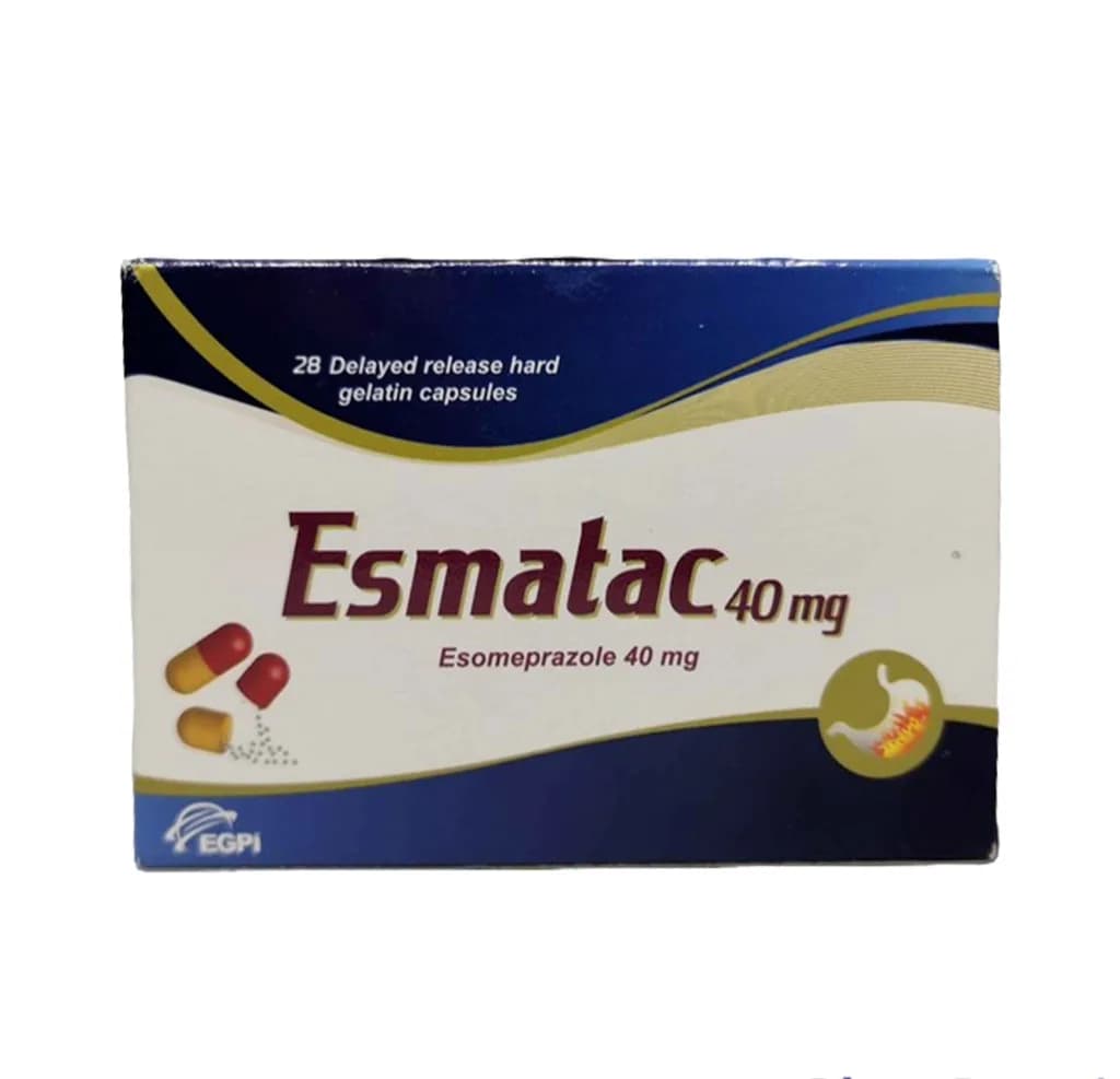 ESMATAC 40MG 28/CAP