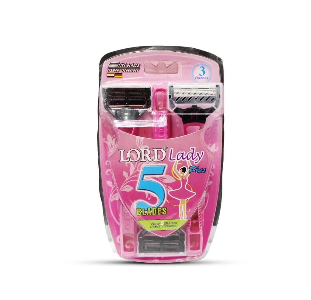 Lord Lady Plus 5 Blades Disposable Razors 5Pcs L5198W