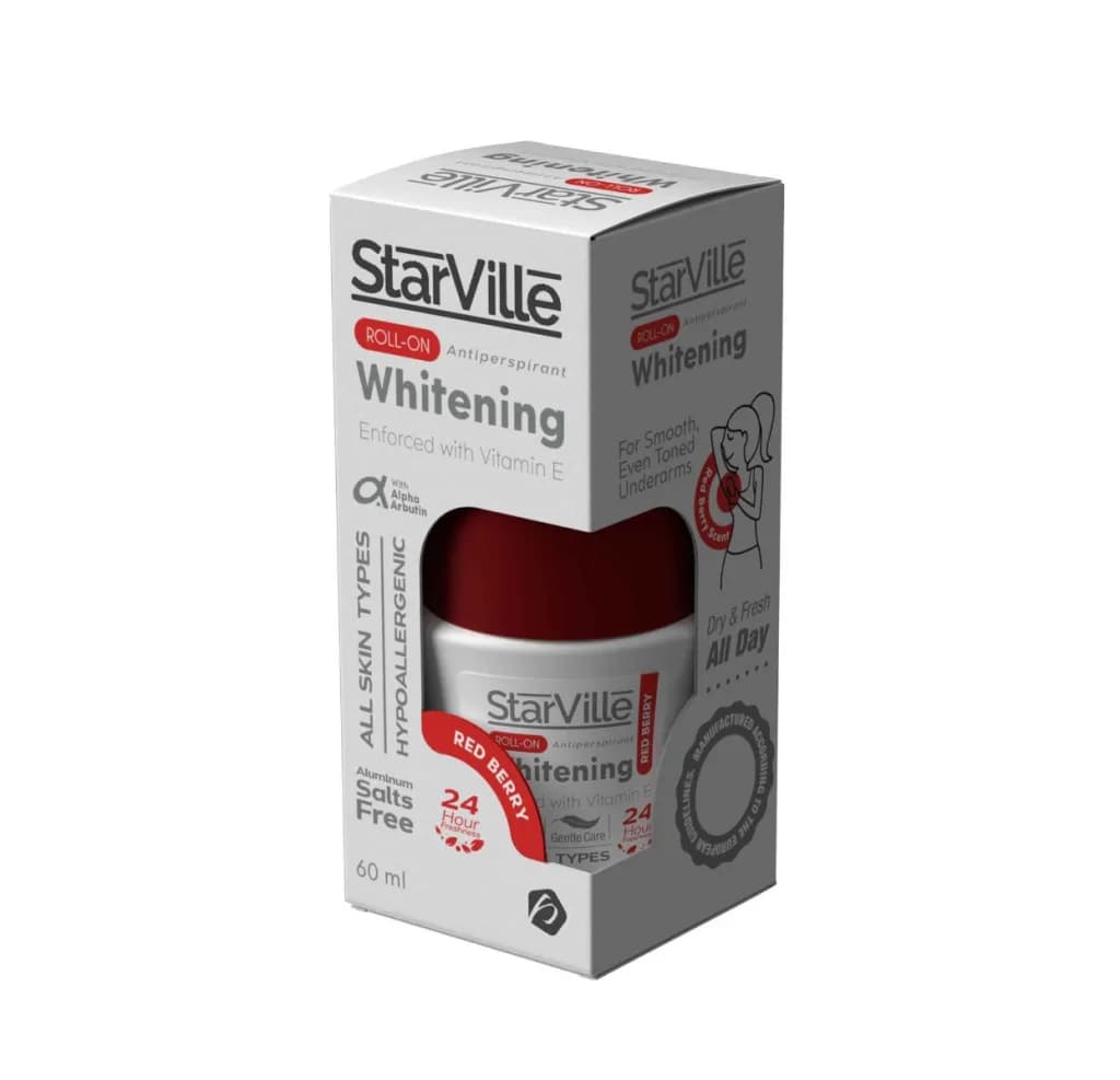 StarVille Whitening Roll On Red Berry Scent 60ml