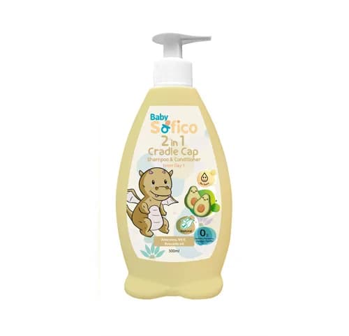 Sofico Baby 2 In 1  Cradle Cap Shampoo & Conditioner 300ml