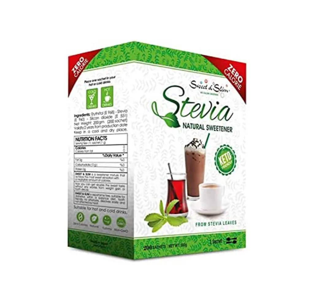 Sweet & Slim Stevia (2 Teaspoons) 200 Sachets
