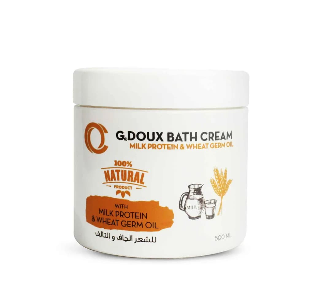 G.DOUX BATH CREAM MILK PROTEIN & WHEAT GERM OIL 500ML