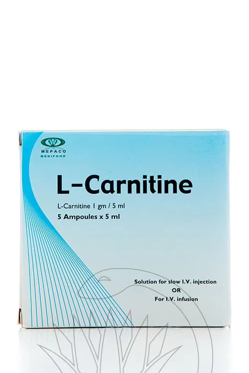 L-CARNITINE (MEPACO) 1GM/5ML 5/AMP