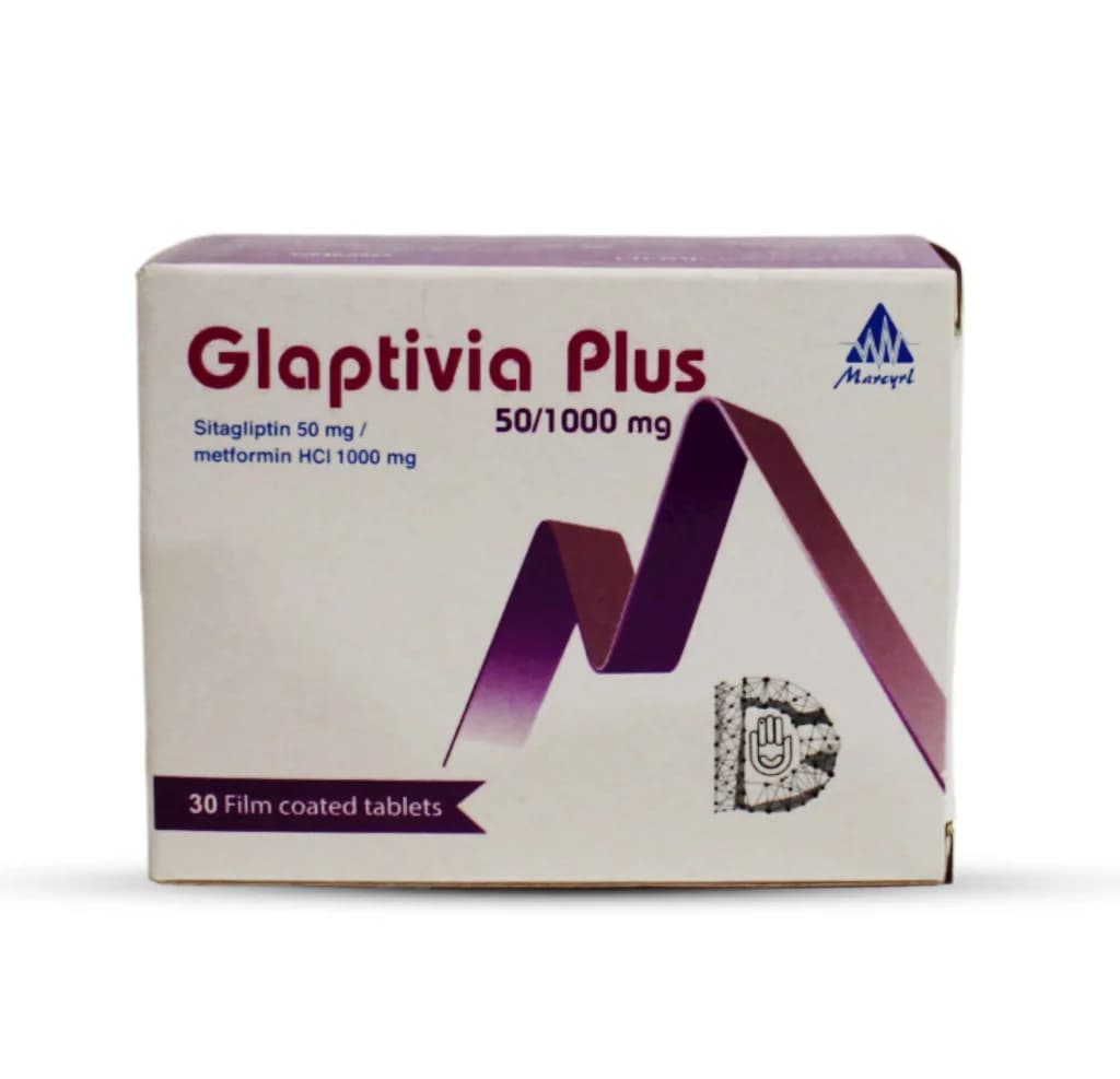 Glaptivia Plus 50/1000Mg 30 Film Coated Tablets