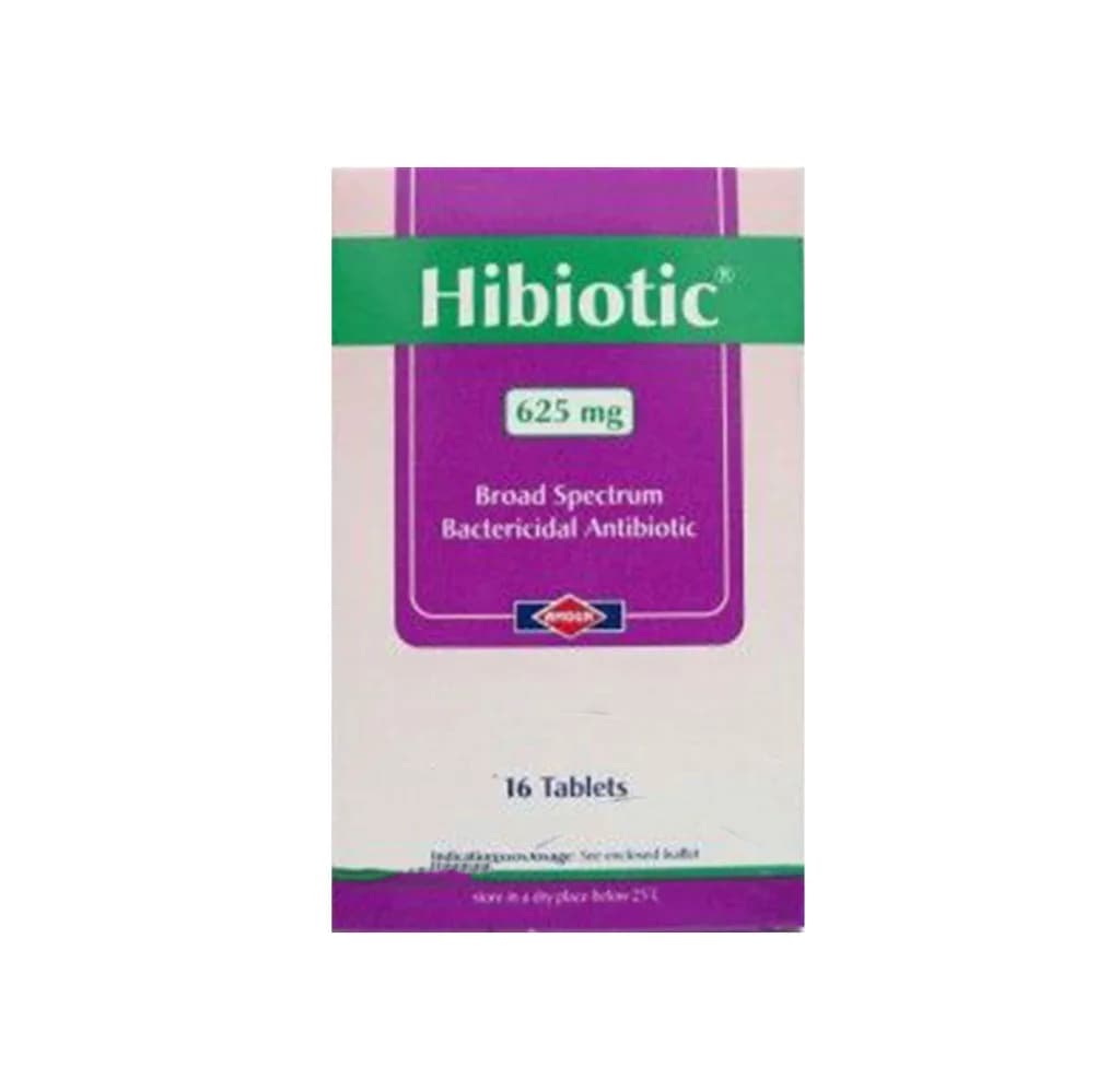 HIBIOTIC 625MG 16/TAB