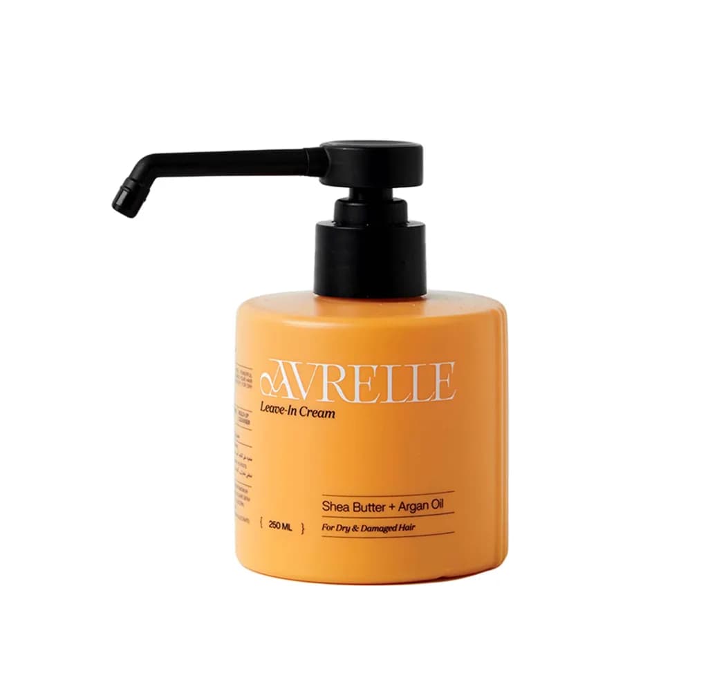 Avrelle Leave-In Hair Cream With Shea Butter & Argan Oil For Dry & Damaged Hair 250Ml